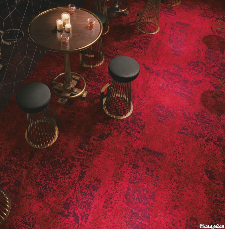 Sàn & Thảm AXS1564A – Sun Crimson (2023-2026 Thảm Cuộn Tổng Hợp) (phối cảnh 1)
