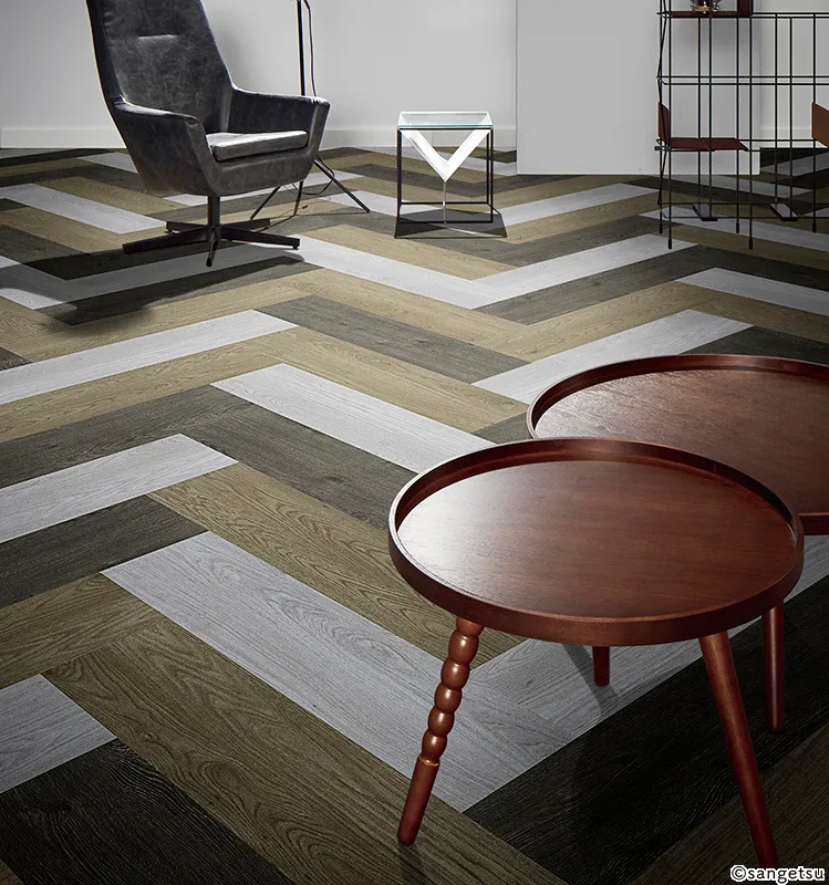 Sàn & Thảm DT1219 – Flotex Wood II (2023-2026 DT – Thảm Tấm) (phối cảnh 1)