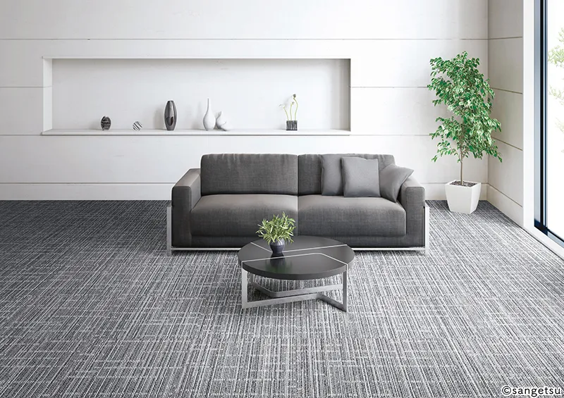 Sàn & Thảm DT73101 – Cross Line II (2023-2026 DT – Thảm Tấm) (phối cảnh 1)