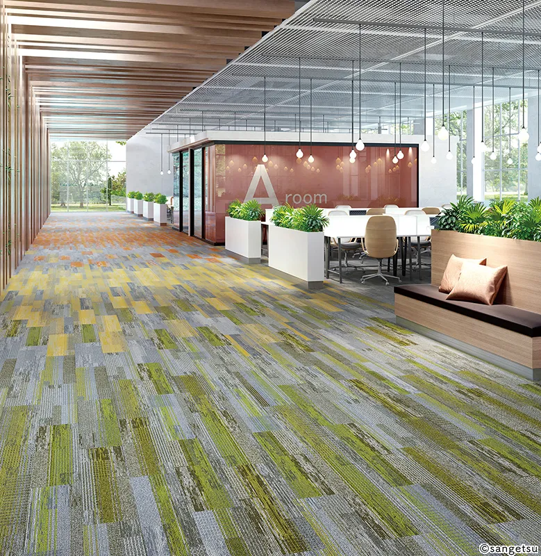 DT7612 – Earth Palette Plank Color F (2023-2026 DT – Thảm Tấm)