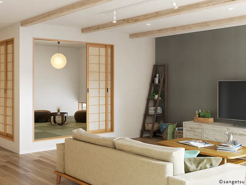 Giấy Dán Tường FE78080 – SPACIOUS TILE (2026-2029 Fine) (phối cảnh 3)