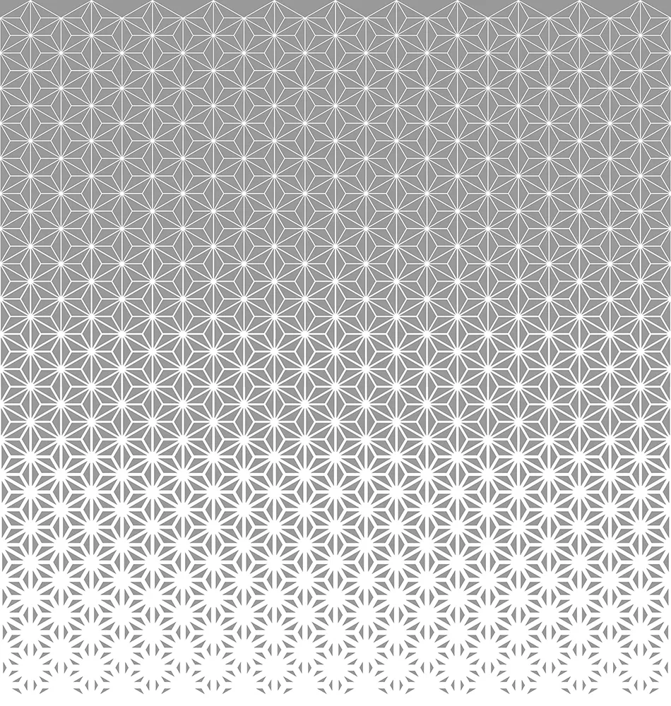 Film Trang Trí GF1915 – Asanoha R (2025-2028 Cleas – Film Dán Kính (Glass Film) Vol.3) (họa tiết lặp)