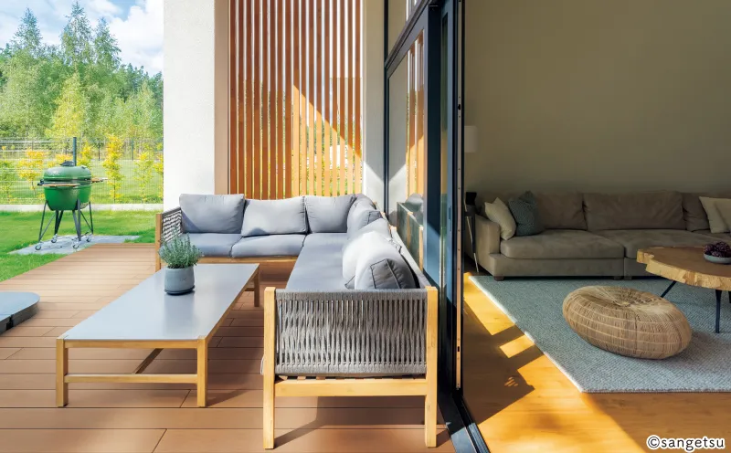 Ngoại Thất GW-10006 – Forest Wood – ván sàn nâu cao cấp (Season Place Vol.1) (phối cảnh 5)