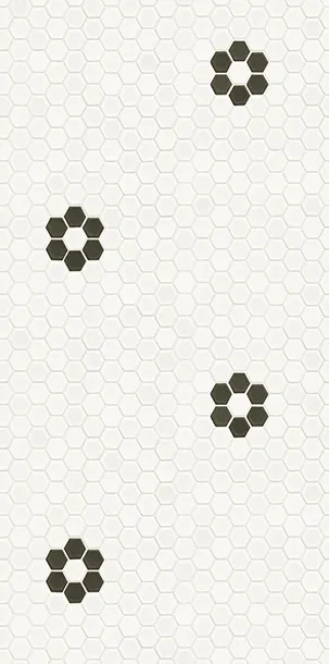 Sàn & Thảm HM17176 – Hexa Fleur (2024-2027 Sàn Cuộn Nhà Ở (Home Floor) Compact) (họa tiết lặp)