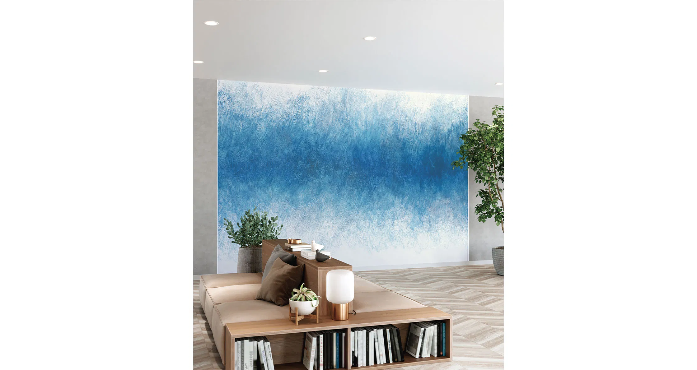 Giấy Dán Tường HZ-0083 – HZ-0083: Khoảnh khắc vĩnh cửu (Nhà sáng tạo) (phối cảnh 2)