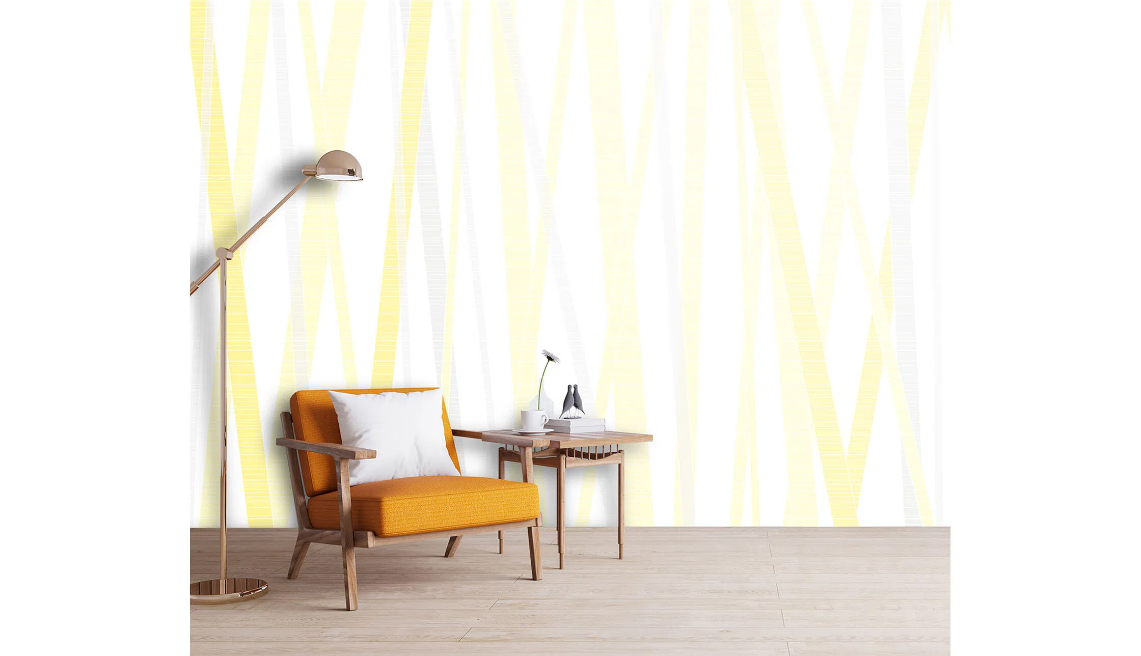 Giấy Dán Tường HZ-3042 – Hoa văn (phối cảnh 1)