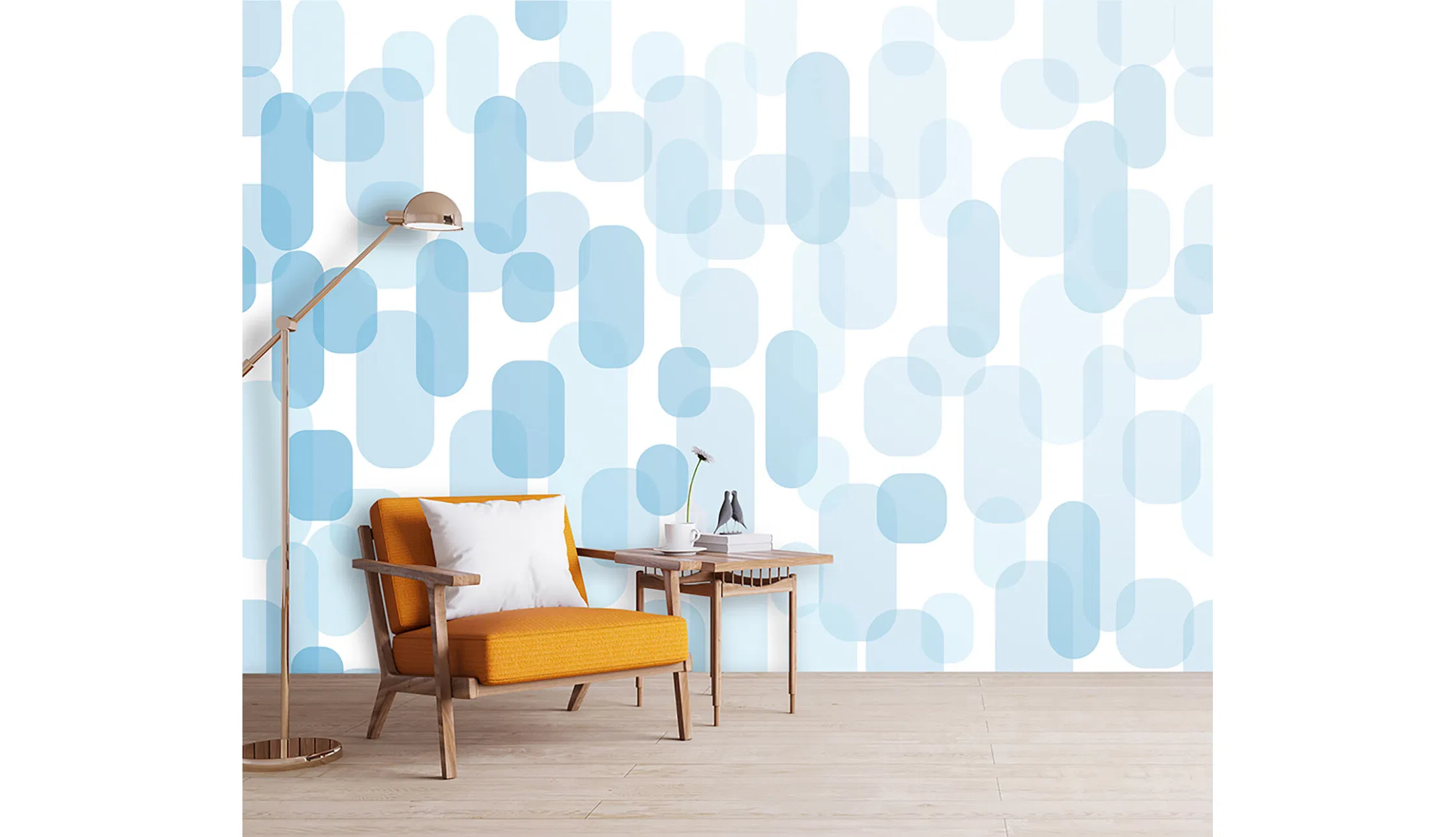 Giấy Dán Tường HZ-3052 – Hoa văn (phối cảnh 1)