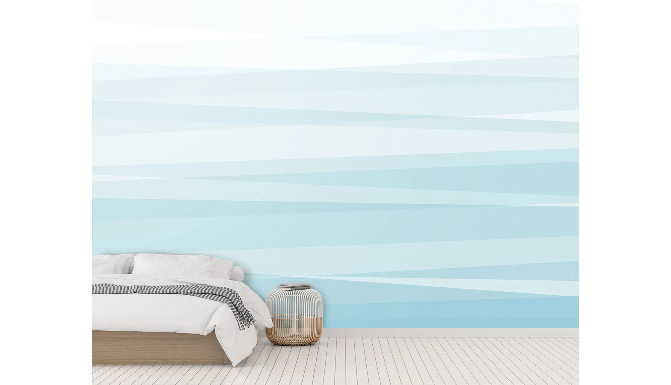 Giấy Dán Tường HZ-3551 – Chuyển màu (phối cảnh 1)