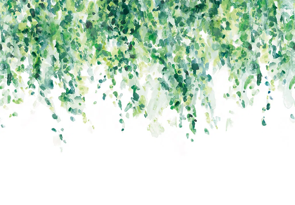 Giấy Dán Tường HZ-4701 – HZ-4701:Green (Phong cảnh trừu tượng) (mẫu vật liệu)