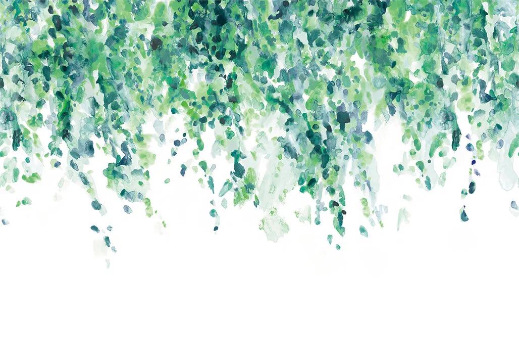 Giấy Dán Tường HZ-4703 – HZ-4703:Green (Phong cảnh trừu tượng) (mẫu vật liệu)