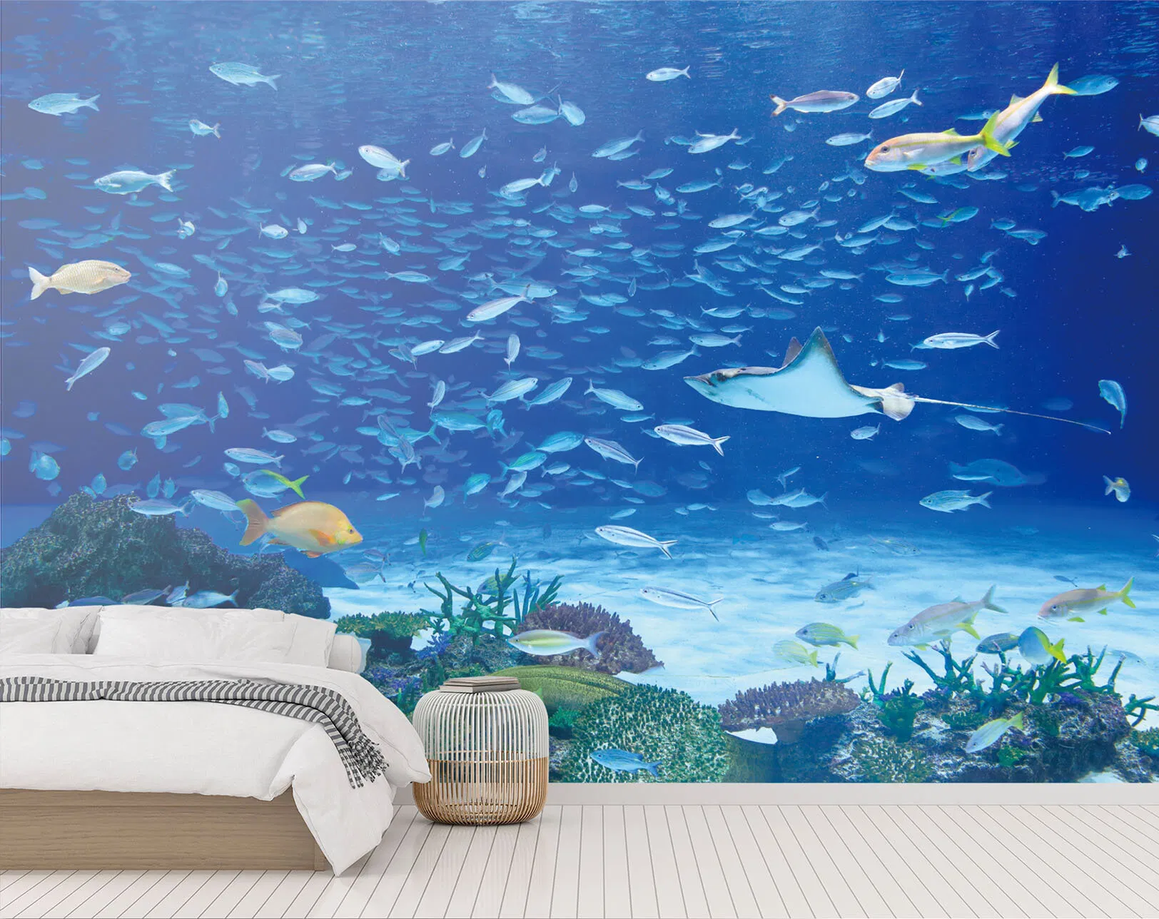 Giấy Dán Tường HZ-7038M – Ảnh phong cảnh (phối cảnh 1)