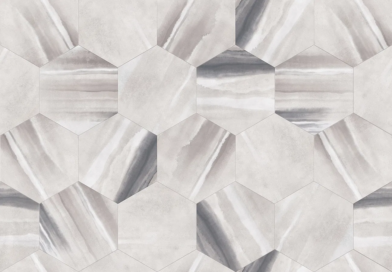 Sàn & Thảm IS-2008 – chảy máu hexa (2023-2026 Gạch Vinyl (Floor Tile)) (ảnh ghép lát)