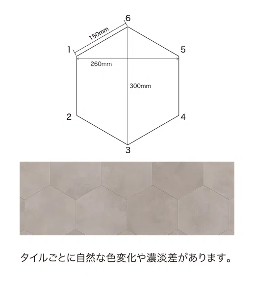 Sàn & Thảm IS-2010 – lục giác đơn giản (2023-2026 Gạch Vinyl (Floor Tile)) (bản vẽ)