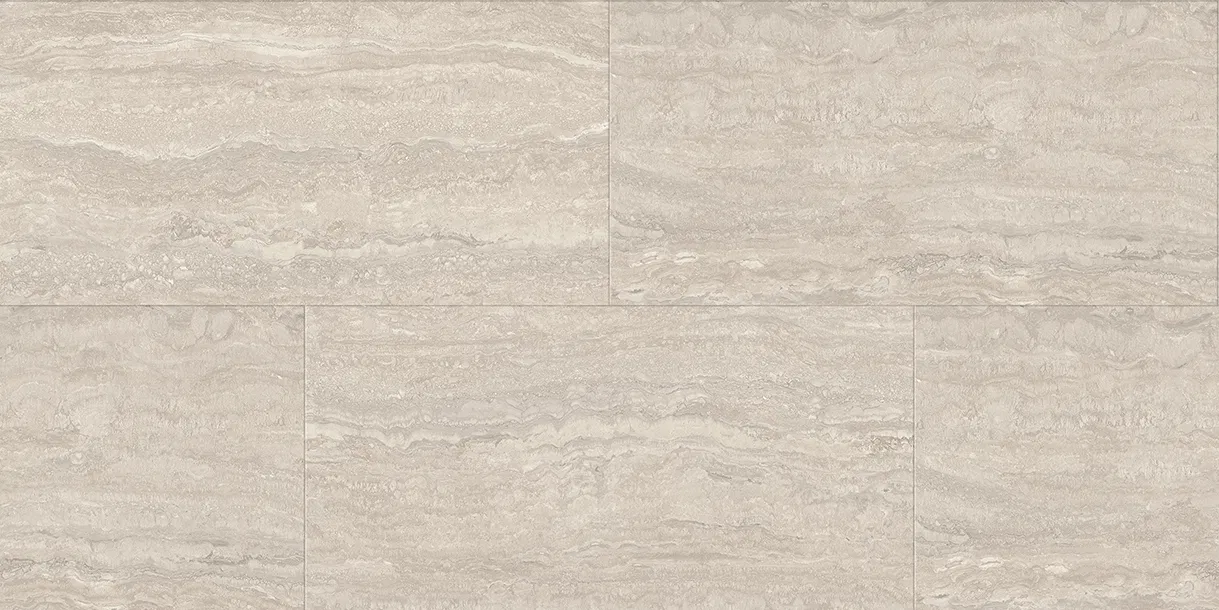 Sàn & Thảm IS-2117 – đá travertine romano (2023-2026 Gạch Vinyl (Floor Tile)) (ảnh ghép lát)