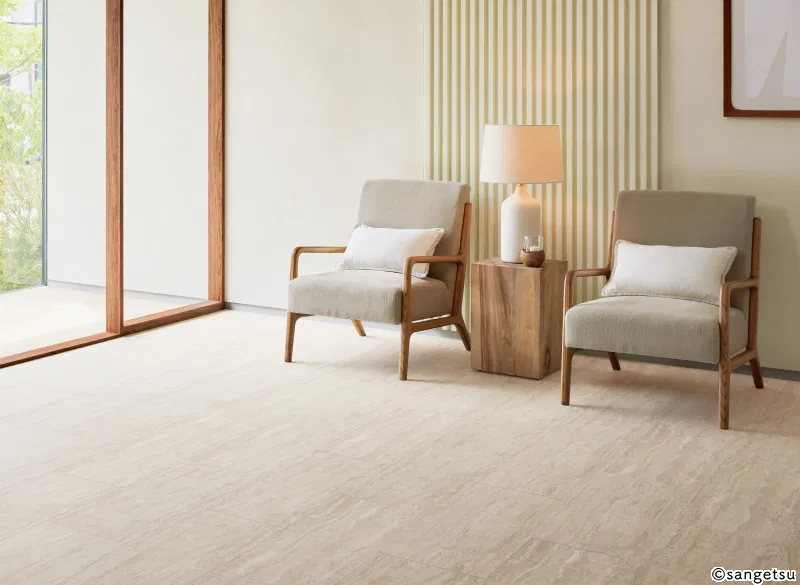 IS-2117 – đá travertine romano (2023-2026 Gạch Vinyl (Floor Tile))