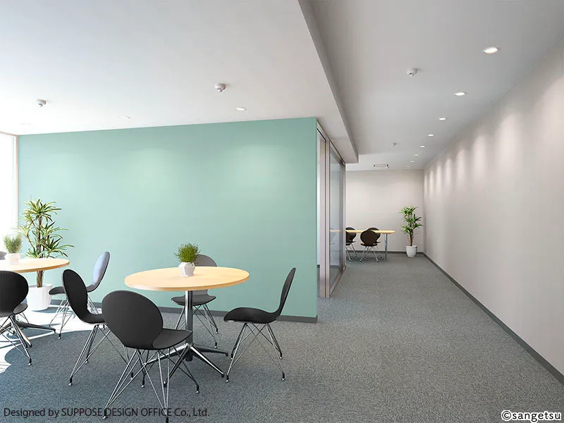 Giấy Dán Tường K400 – sea glass (2025-2028 Bảng Thông Báo (Keijiban Cross)) (phối cảnh 2)