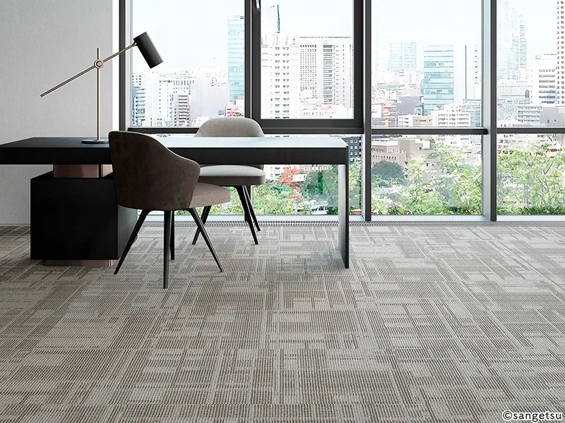 Sàn & Thảm NTH70101 – Shadow Contrast F (2023-2026 NT 700 – Thảm Tấm) (phối cảnh 1)