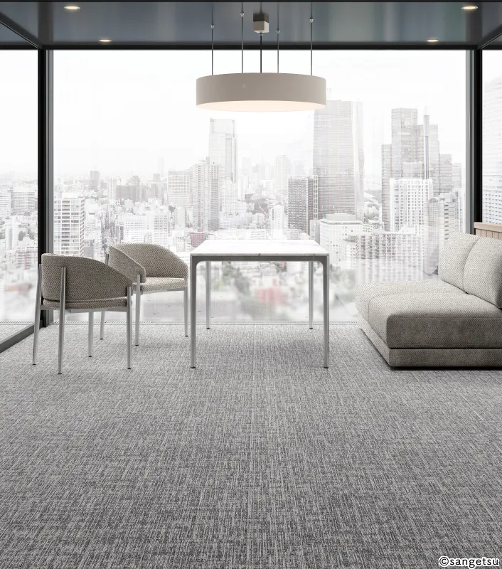 Sàn & Thảm NTH84007 – Chambray Square (2023-2026 NT 700 – Thảm Tấm) (phối cảnh 2)