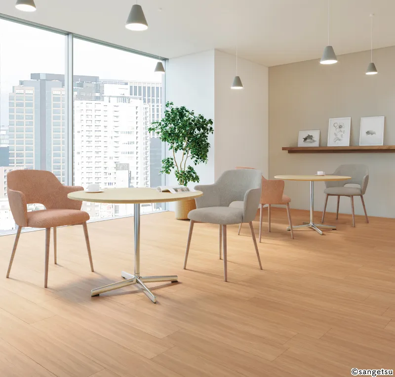 Sàn & Thảm OT4308 – Óc chó (OT Vol.10 – Gạch Vinyl Chống Tĩnh Điện) (phối cảnh 2)