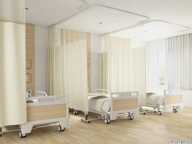 Rèm Cửa PK4008T – New Medical (T) (Contract Curtain Vol.11) (phối cảnh 1)