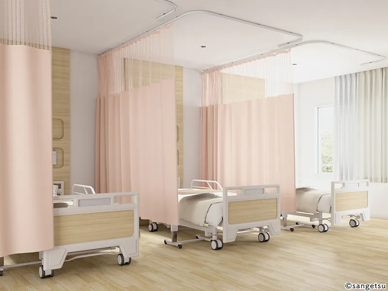 Rèm Cửa PK4010T – New Medical (T) (Contract Curtain Vol.11) (phối cảnh 1)