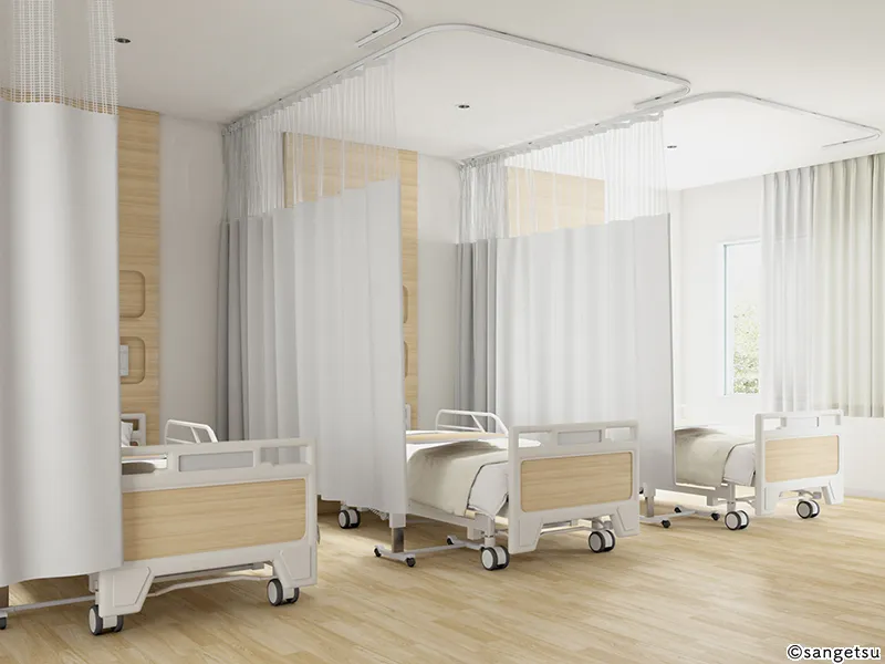 Rèm Cửa PK4014L – Clinical II (L) (Contract Curtain Vol.11) (phối cảnh 1)
