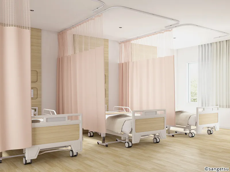 Rèm Cửa PK4017F – Clinical II (F) (Contract Curtain Vol.11) (phối cảnh 1)