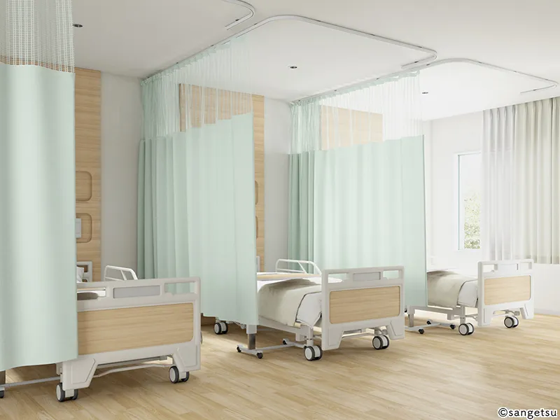 Rèm Cửa PK4018L – Clinical II (L) (Contract Curtain Vol.11) (phối cảnh 1)