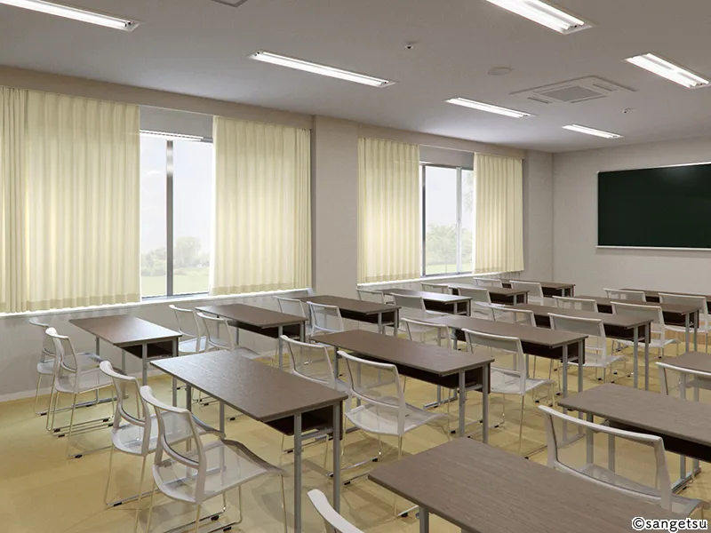 Rèm Cửa PK4108 – Jamaica S (kìm khuẩn) (Contract Curtain Vol.11) (phối cảnh 1)
