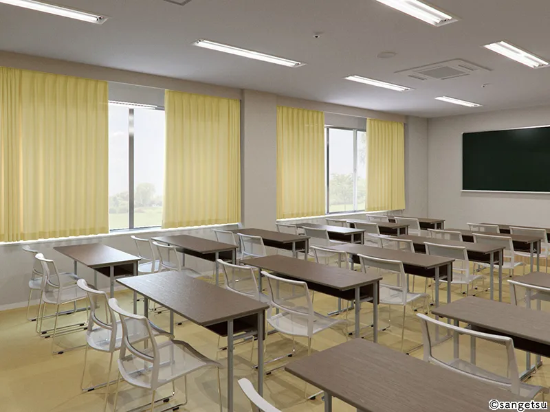 Rèm Cửa PK4120 – Long Beach (Contract Curtain Vol.11) (phối cảnh 1)