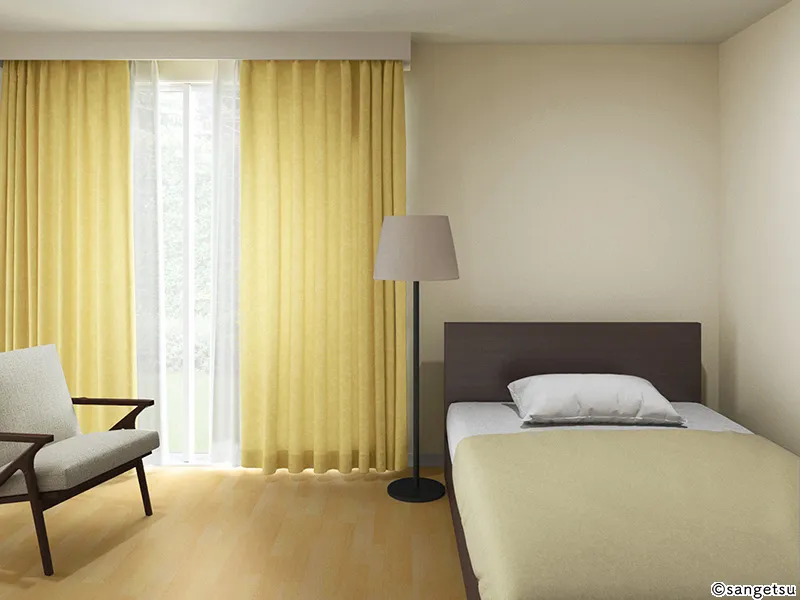Rèm Cửa PK4195 – phục vụ ăn uống (Contract Curtain Vol.11) (phối cảnh 1)