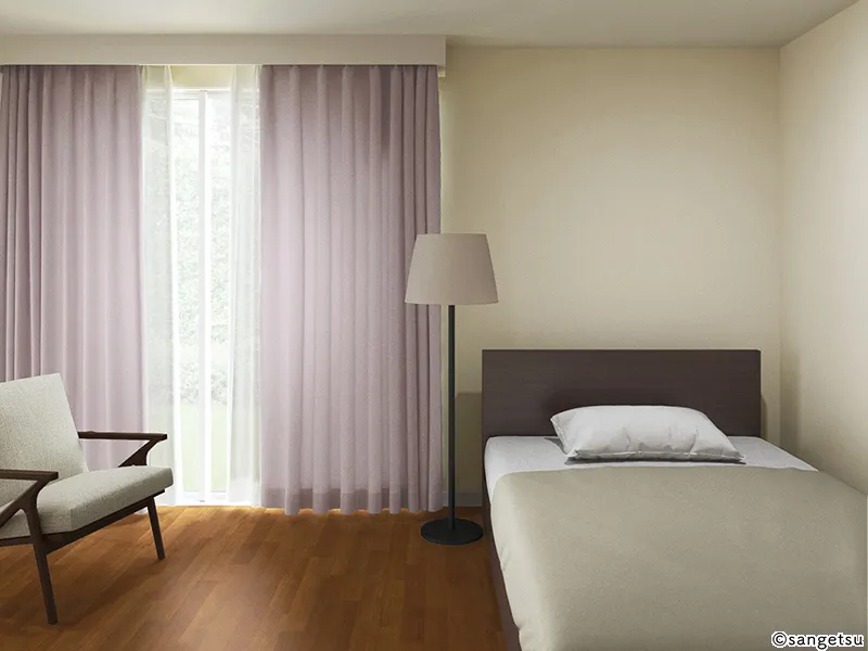 Rèm Cửa PK4213 – caraga (Contract Curtain Vol.11) (phối cảnh 1)