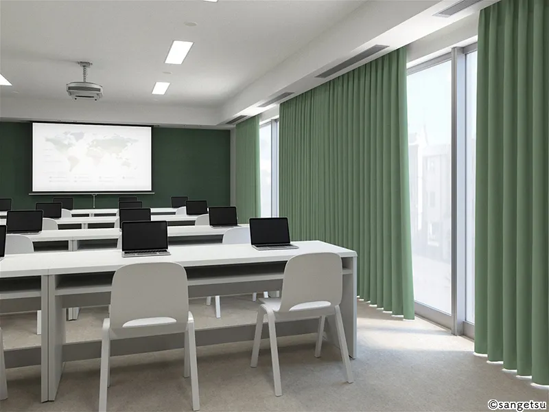 Rèm Cửa PK4364 – Munich S (độ bền ánh sáng cao) (Contract Curtain Vol.11) (phối cảnh 1)