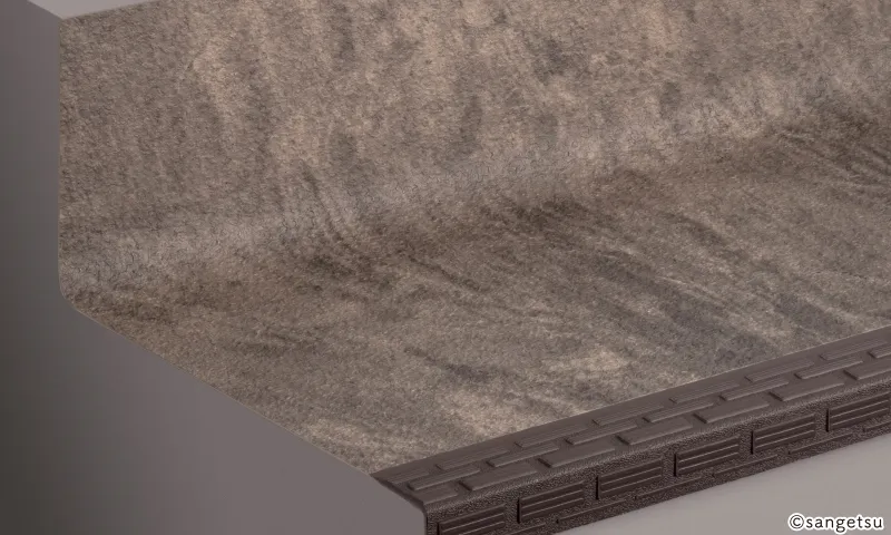 Sàn & Thảm PX48214 – Stone Floor (loại liền tấm đứng bậc) (2025-2027 Non-skid – Sàn Chống Trơn) (phối cảnh 1)