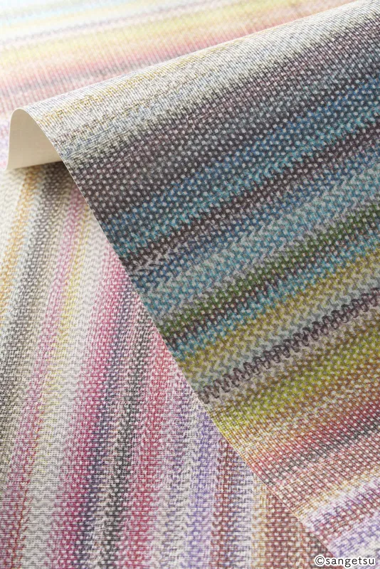 Giấy Dán Tường SGP1584 – Striped Sunset (2025-2029 XSELECT – Thương Hiệu & Hoa Văn (Brand & Pattern)) (chất liệu cận cảnh)