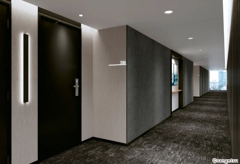 Giấy Dán Tường ST-12 – CONCRETE (Glass Fiber Wall) (phối cảnh 1)