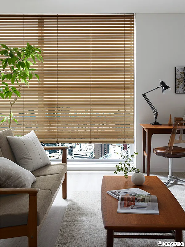 Rèm Cửa WB114 – Light Wood FR (Mành Cuốn & Rèm Sáo (RB Collection) Vol.1)
