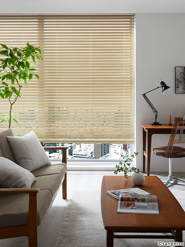 Rèm Cửa WB115 – Light Wood FR (Mành Cuốn & Rèm Sáo (RB Collection) Vol.1)