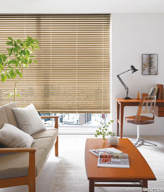 Rèm Cửa WB117 – Light Wood FR (Mành Cuốn & Rèm Sáo (RB Collection) Vol.1)