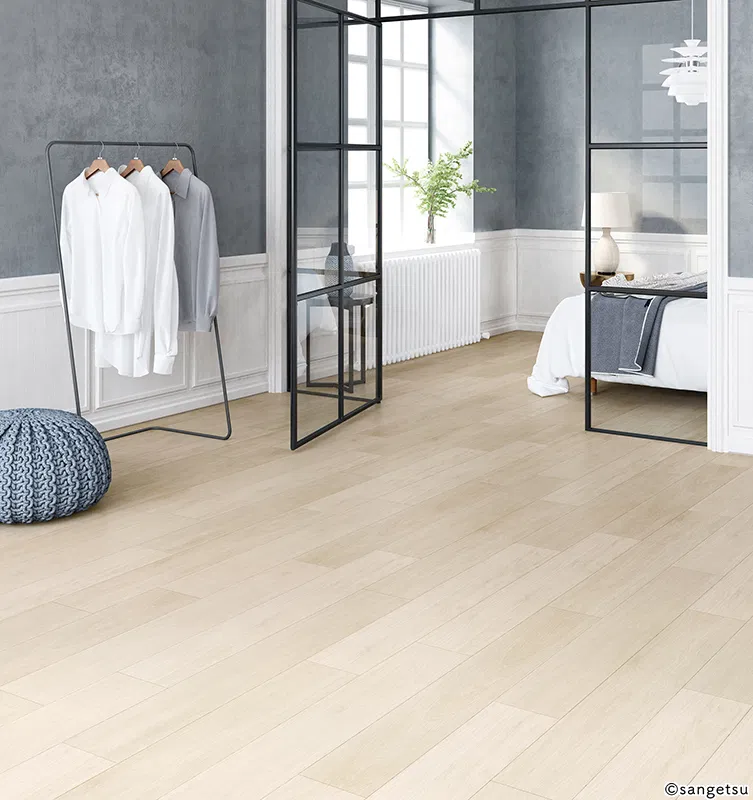 Sàn & Thảm WD-2009 – gỗ sồi bianco (2023-2026 Floor Tile) (phối cảnh 1)