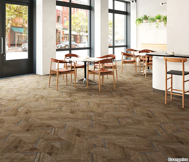 WD-2149 – dòng kim loại gỗ (2023-2026 Gạch Vinyl (Floor Tile))