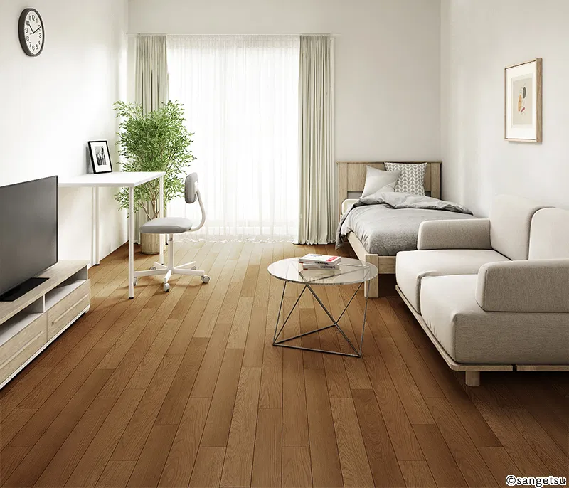 Sàn & Thảm WD-8035-N – 2023-2026 Floor Tile – Ikkimi (phối cảnh 1)