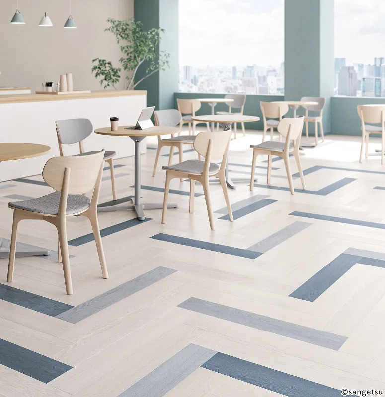 Sàn & Thảm WD-8044-W – 2023-2026 Floor Tile – Ikkimi (phối cảnh 1)