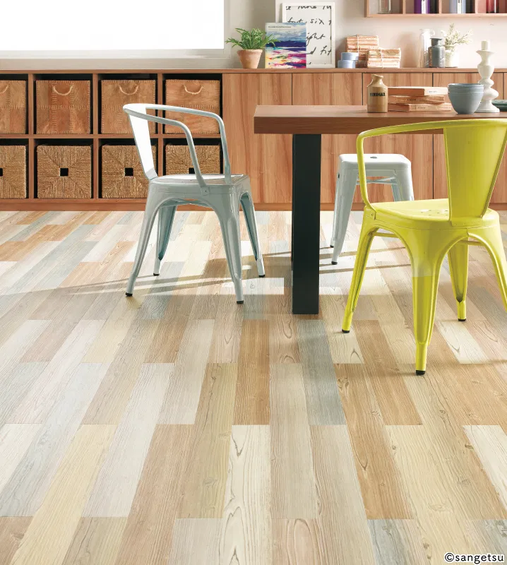 Sàn & Thảm WD-8132 – gỗ màu (2023-2026 Floor Tile – Ikkimi) (phối cảnh 1)